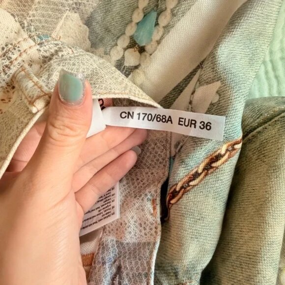 Acne Studio 3D print lace jeans 2006 - Picture 8 of 9